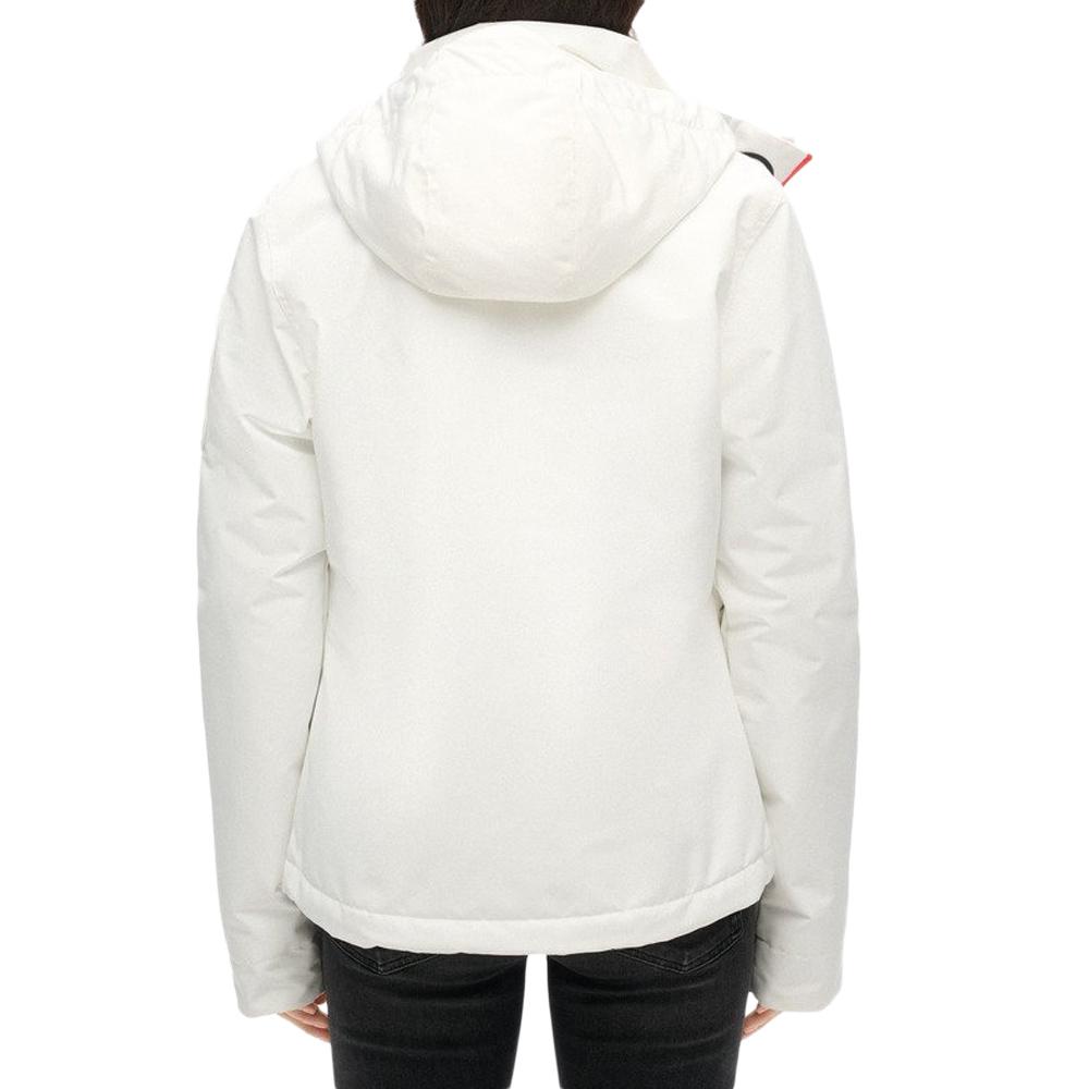 Women's white parka Superdry Ultimate Windcheater Photo of the Espace des Marques %store% store - view of %key%