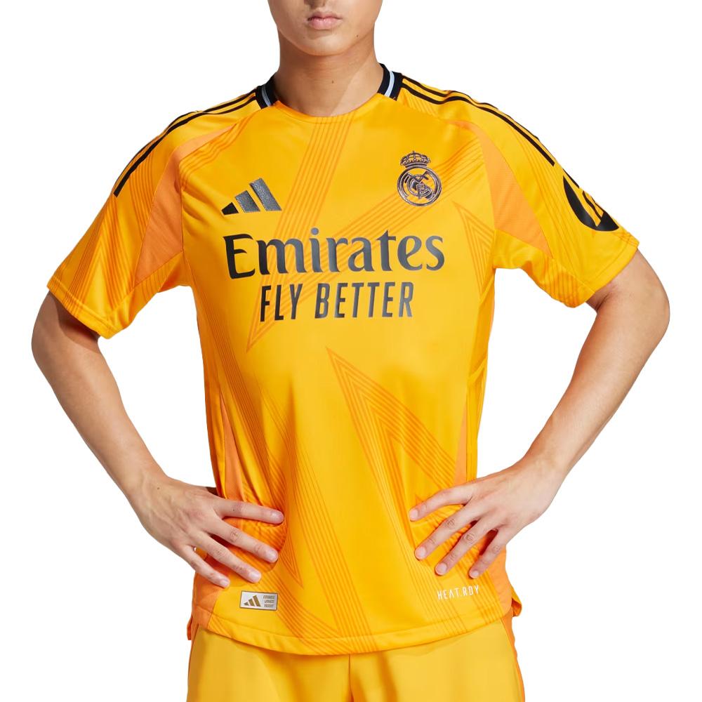 Real Madrid Men's Football Jersey Orange/Black Adidas 24/25 affordable