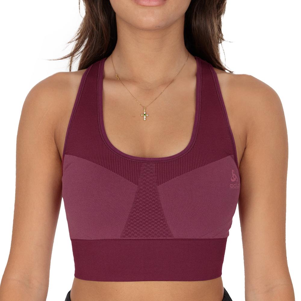 Women's Red Odlo Seamless Bra affordable