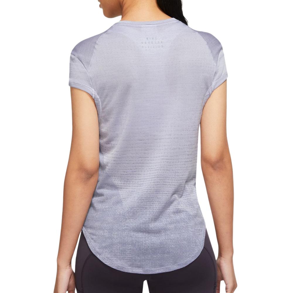 Camiseta Nike Run Malva, Mujer ver 2