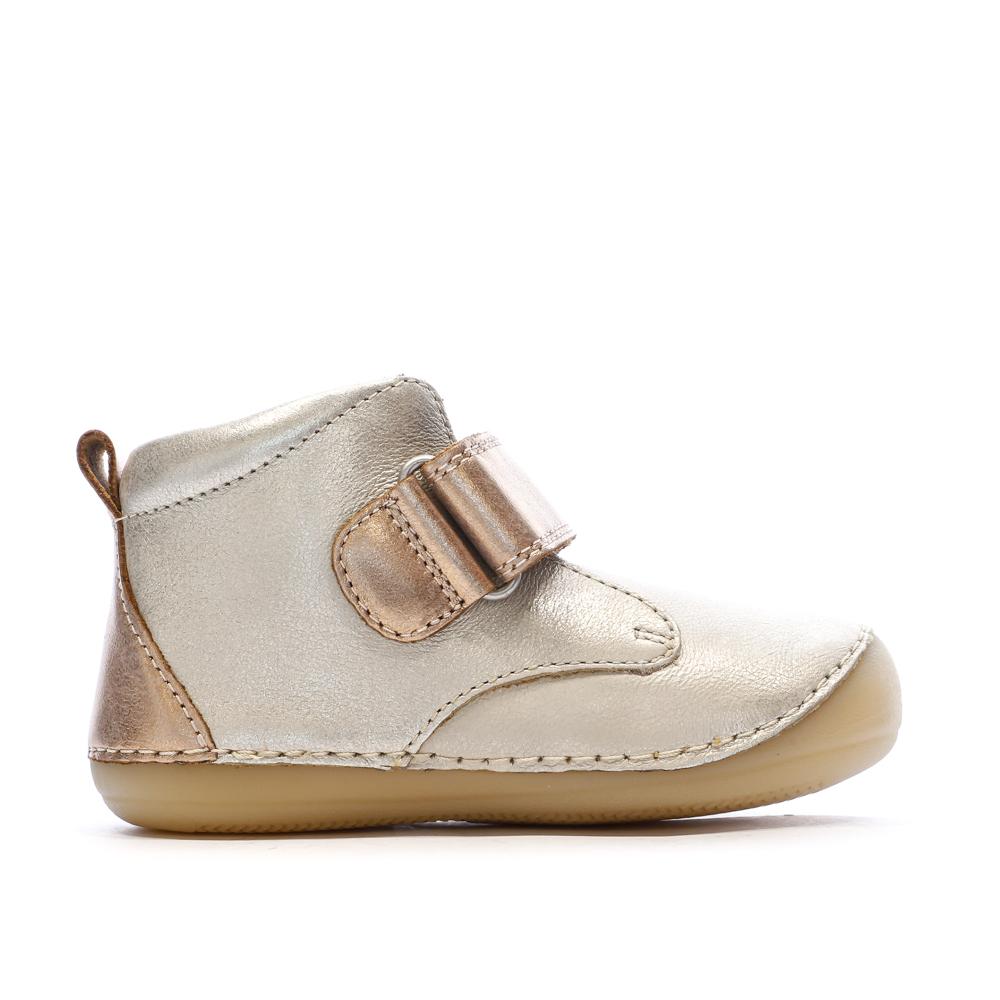 Bottines Dorées Bébé Kickers Sabio vue 2