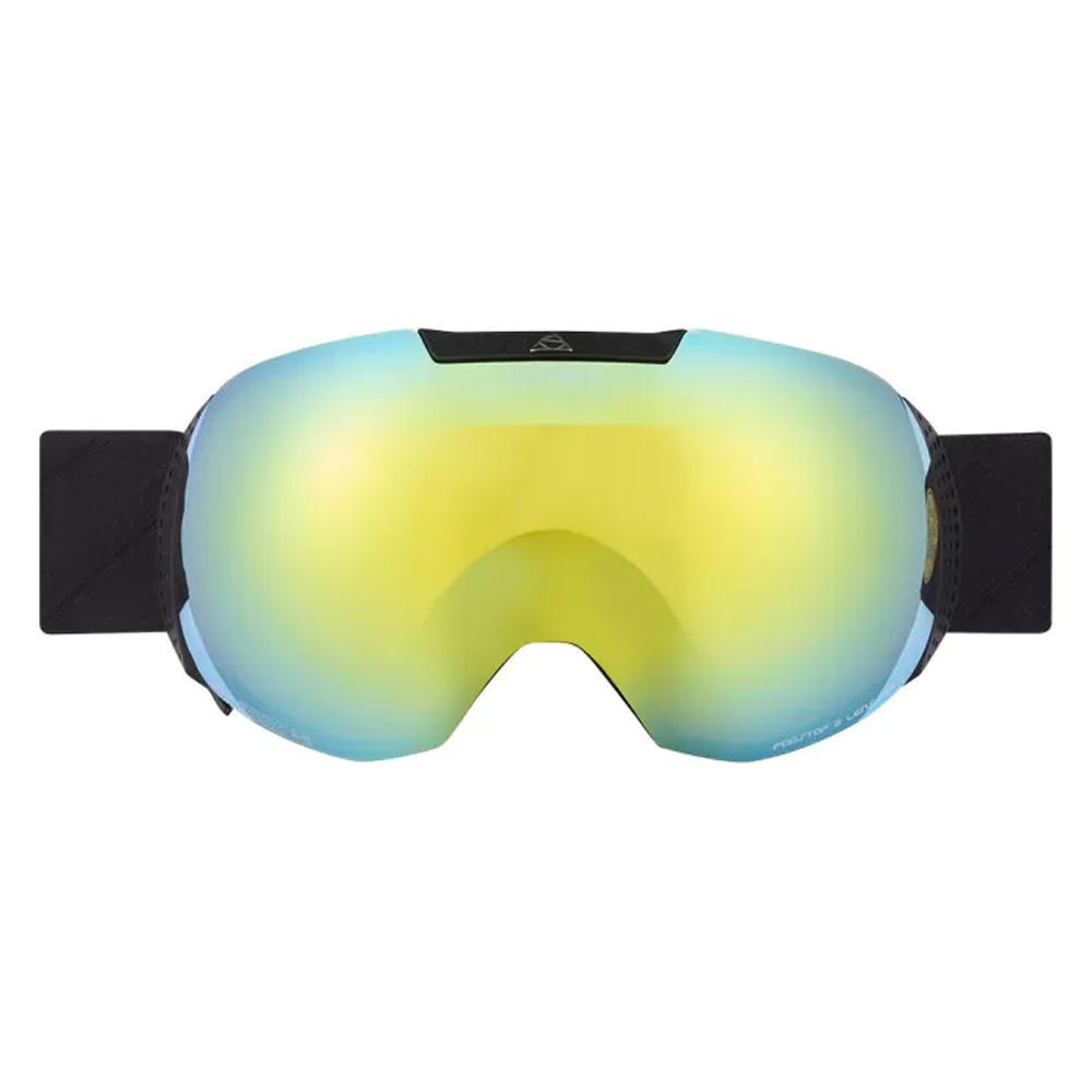 Gafas de esquí negras/amarillas unisex Cairn Ultimate ver 2