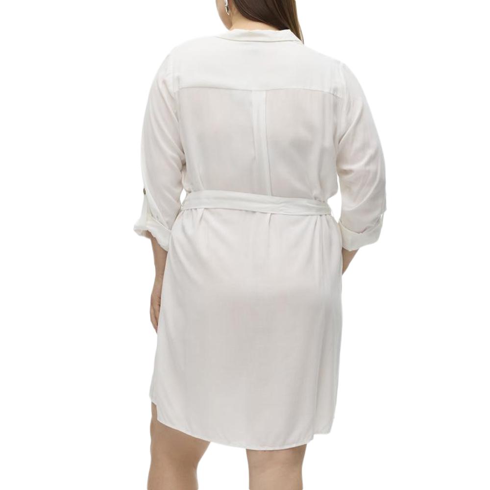 Weißes Damenkleid von Vero Moda Vmbumpy Ansicht 2