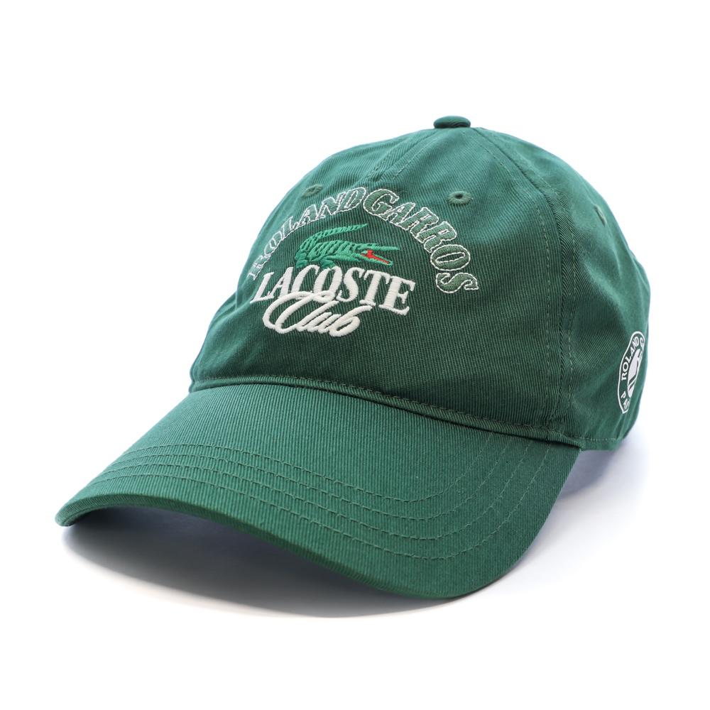 Lacoste Roland Garros Green Cap affordable