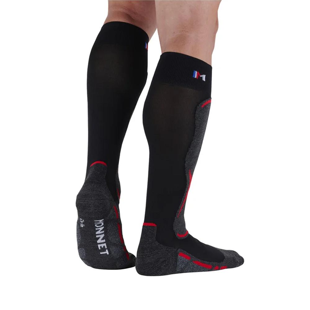 X1 Paire de Chaussettes Noir/Rouge Mixte Mi Ba Access vue 2