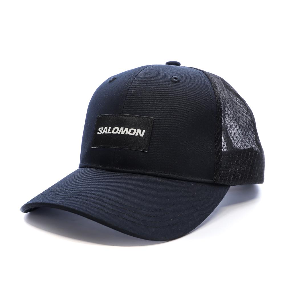 Schwarze Unisex-Kappe „Salomon Trucker Curved“ günstig