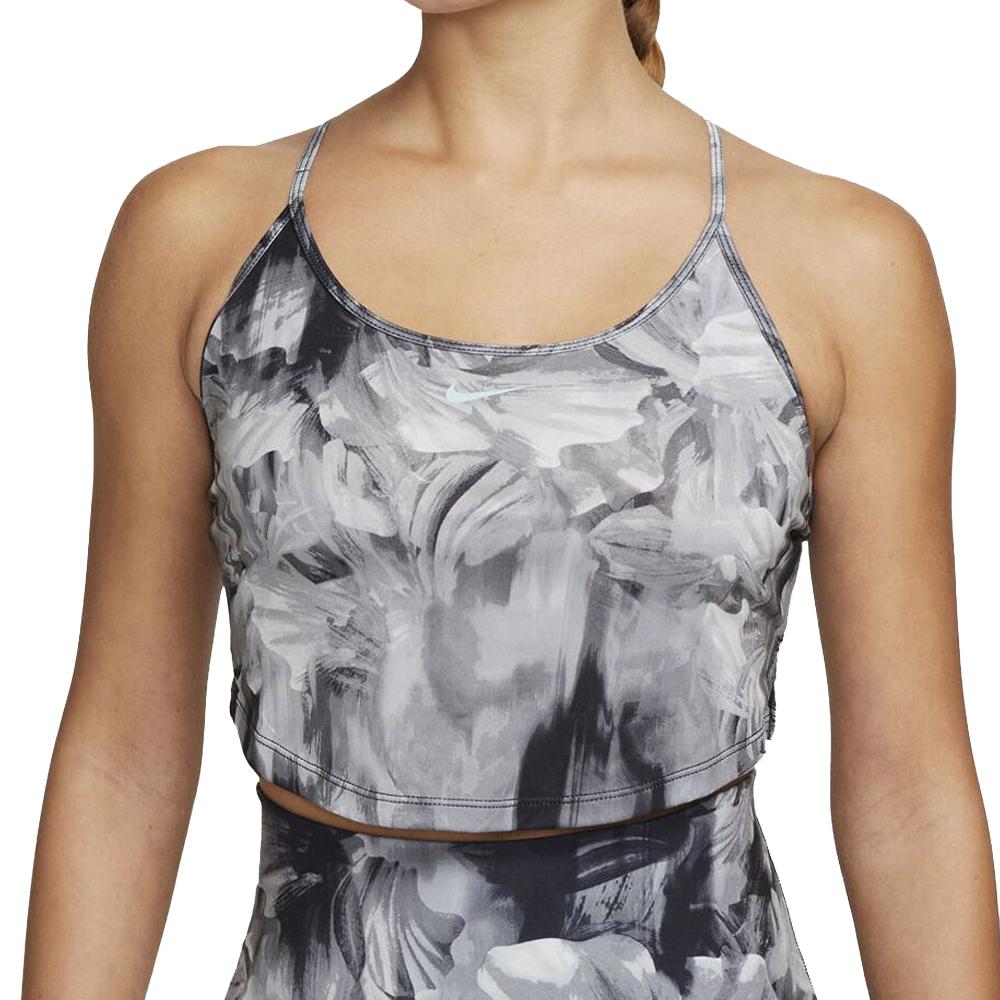 Camiseta de Tirantes Nike Aop, Gris/Negro, Mujer barato