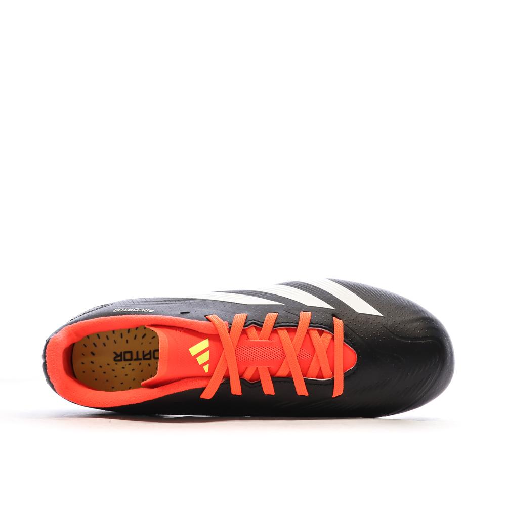 Chaussures de Foot Noires Junior Adidas Predator League L FG vue 4