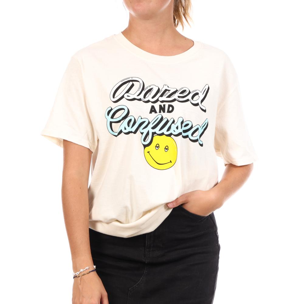 Women’s White Disney T-shirt Dazed & Confused Script affordable