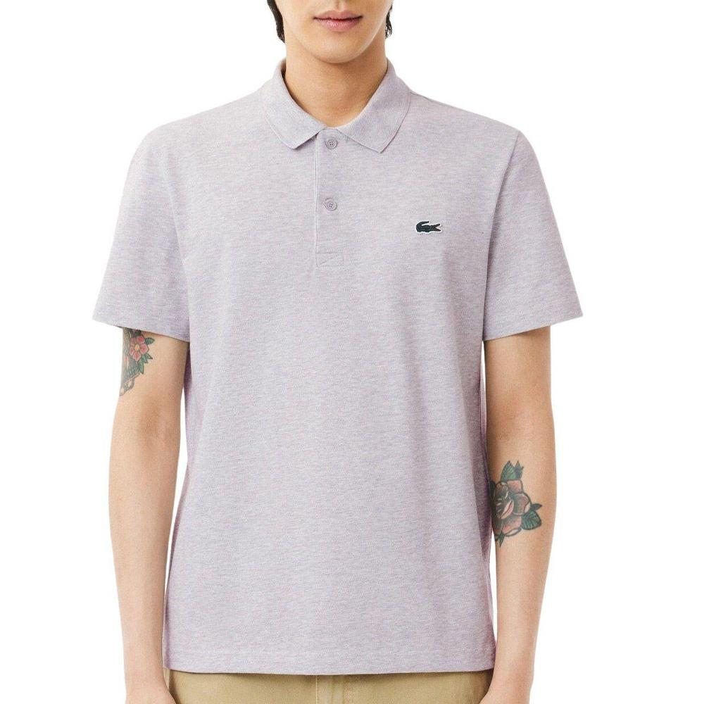Lacoste Mela Herren-Polohemd in Grau meliert günstig