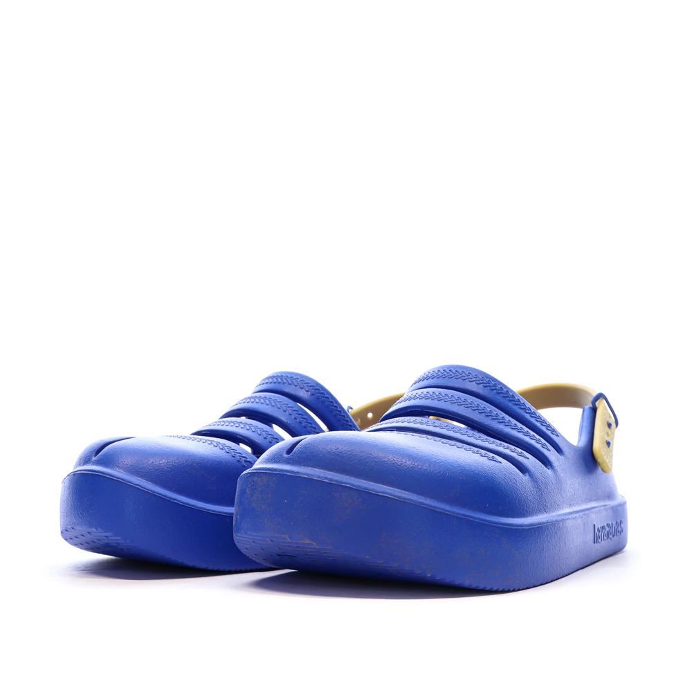 Blue/yellow sandals for boys and girls Havaianas Clog Photo of the Espace des Marques %store% store - view of %key%