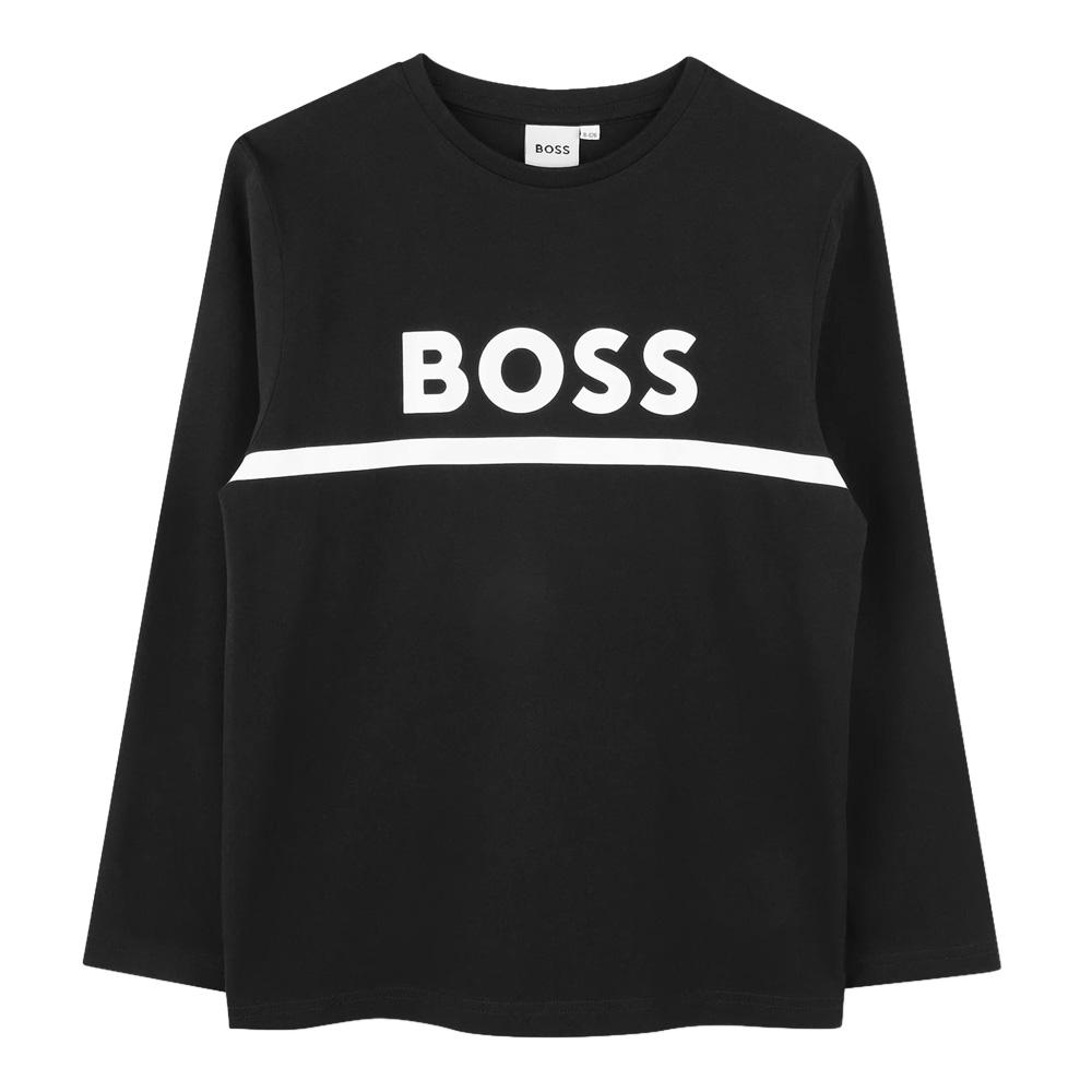 Hugo Boss Boys’ Black T-Shirt J52702 affordable