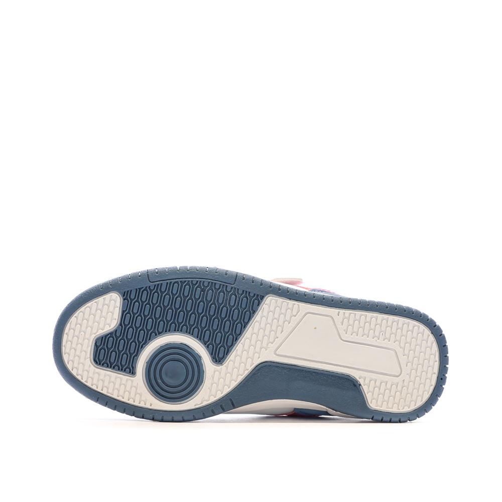 Baskets Blanches/Bleu/Rose Fille Umbro Ovida vue 5