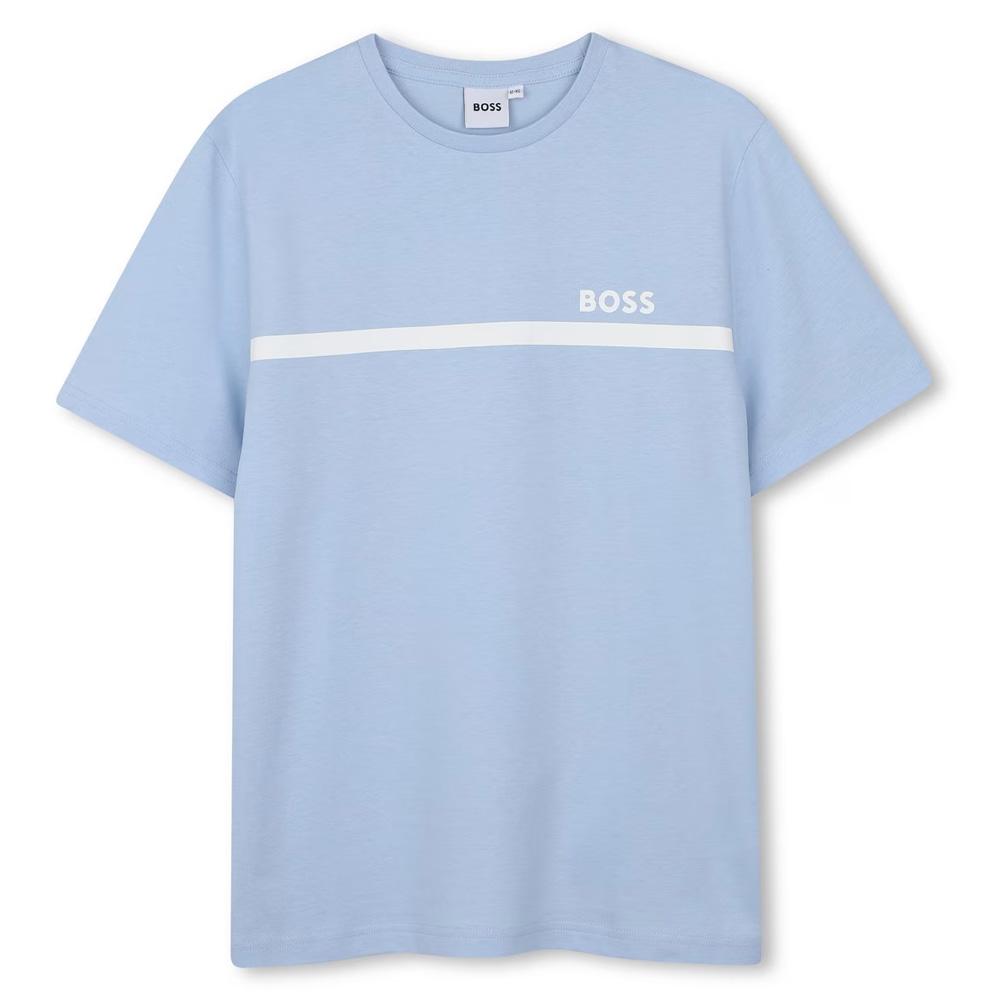 Hugo Boss Boys’ Blue T-Shirt J52727 affordable