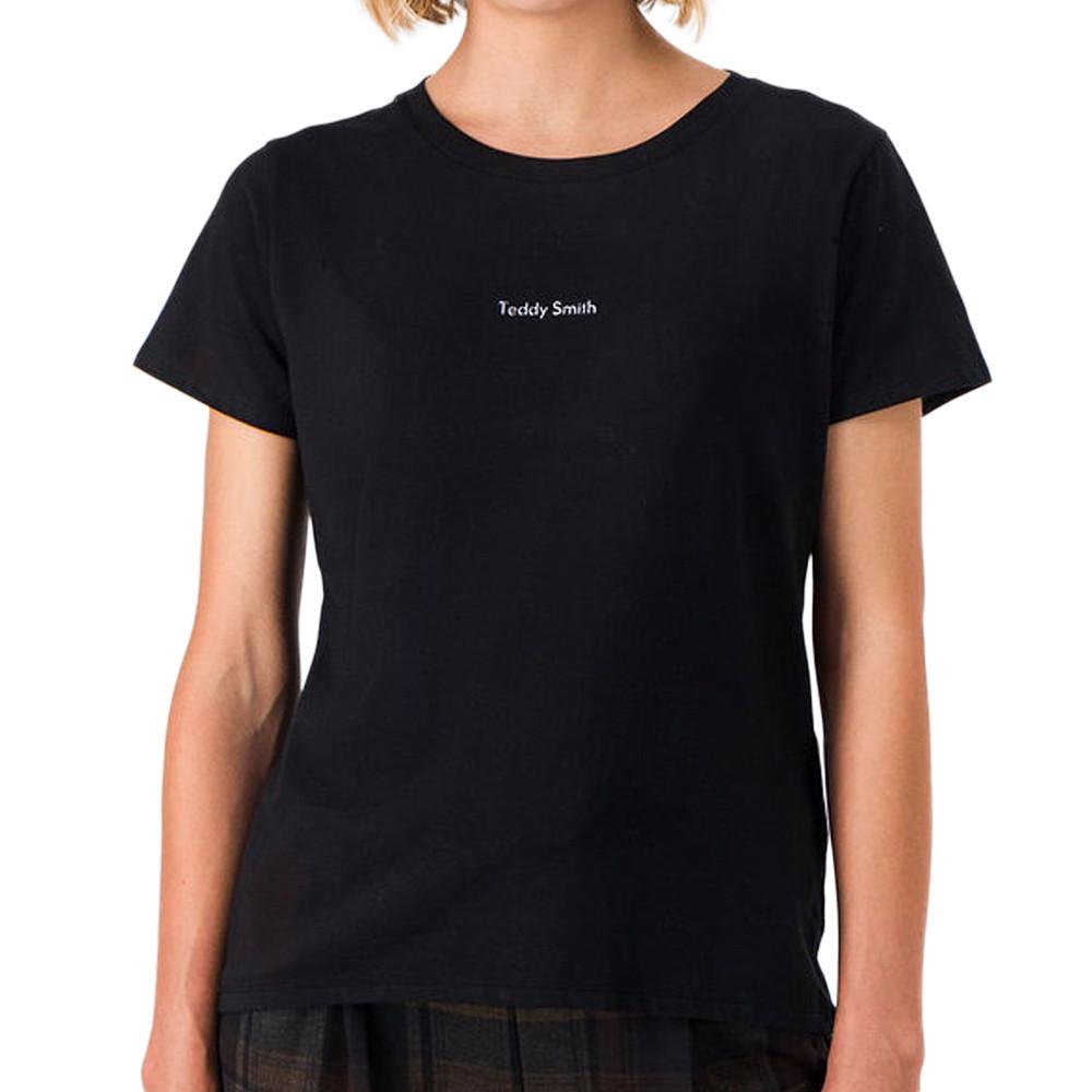 Teddy Smith Ribelle Women's Black T-Shirt affordable