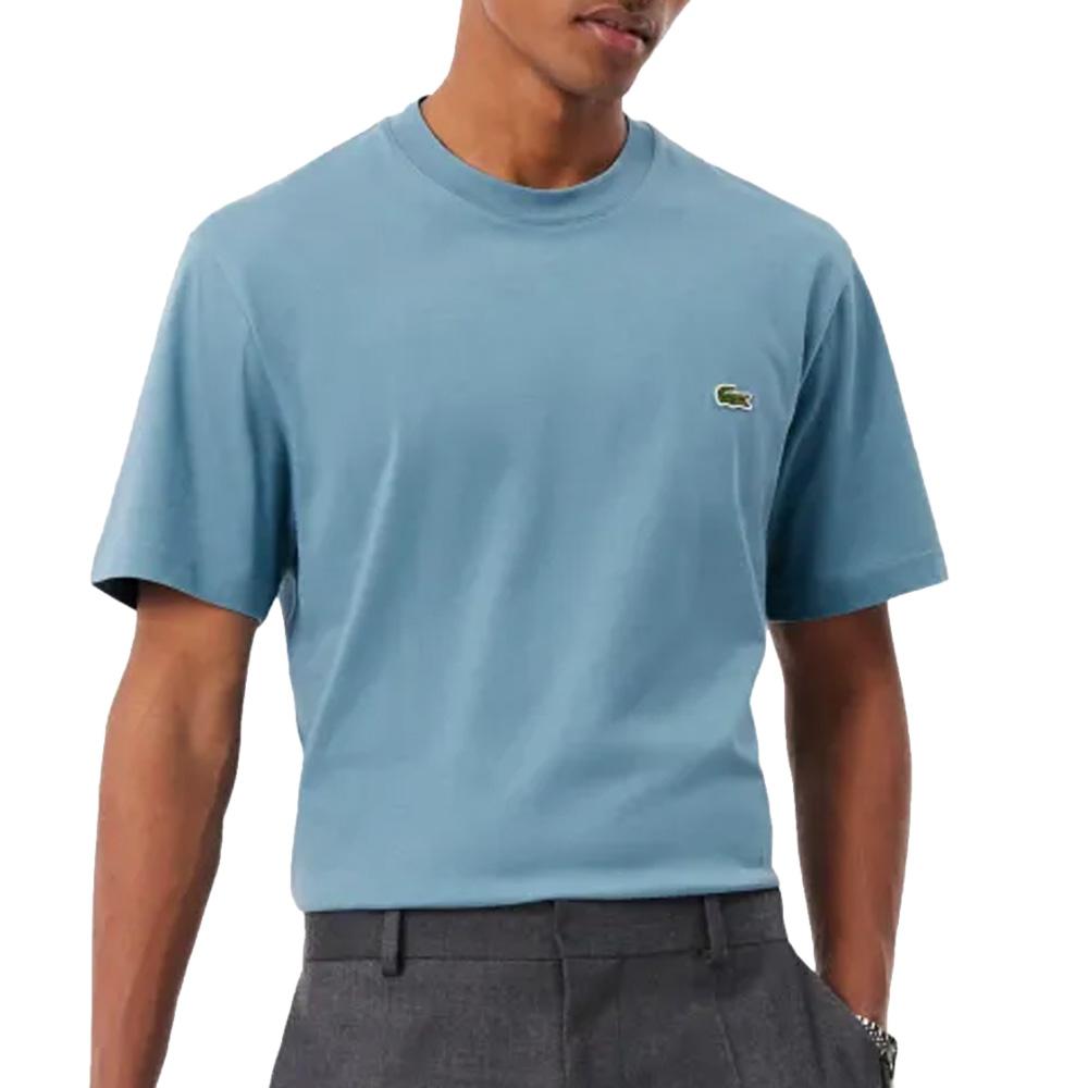 Blaues Herren-T-Shirt von Lacoste, Classic Fit, Gewicht günstig