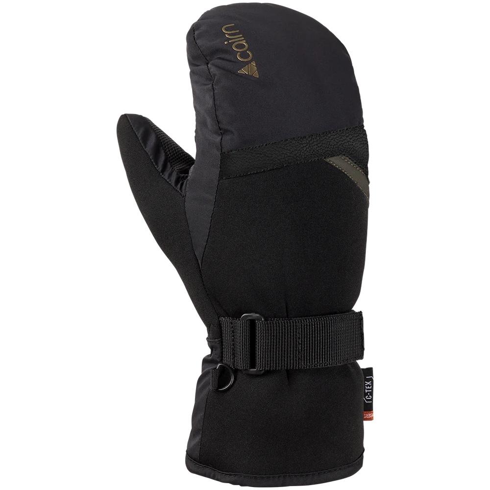 Manoplas de esquí negras para mujer Cairn Styl In M C-tex Forest Gold barato