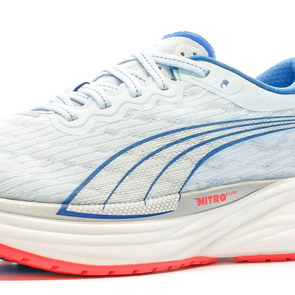 Zapatillas Puma Running Azul Mujer Deviate Nitro 2 ver 7