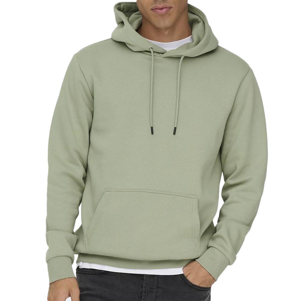 Herren Only &amp; Sons Ceres Kapuzenpullover Mittelgrün günstig