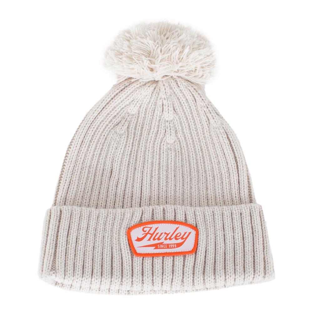 Men's Beige Beanie Hurley Static affordable