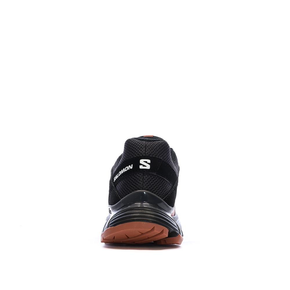 Zapatillas de senderismo negras/naranjas para mujer Salomon Supercross 4 ver 3