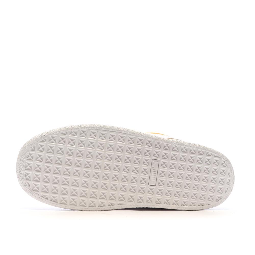 Baskets Orange Femme Puma Suede XL vue 5