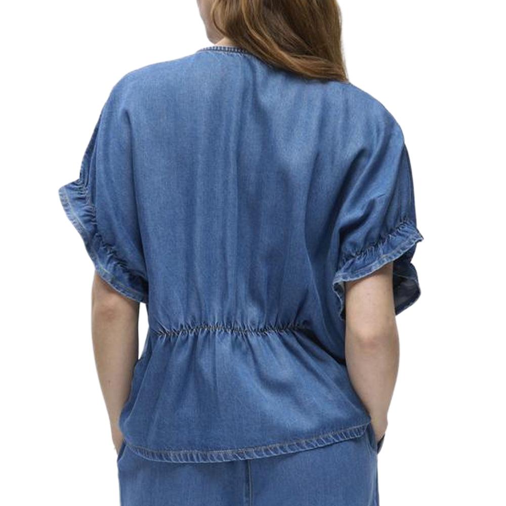 Blouse fluide Bleu femme Vero Moda Frame vue 2