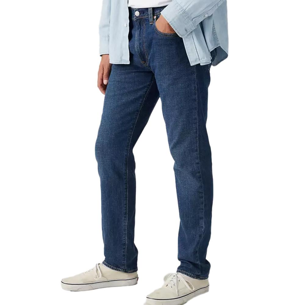Jeans 512 Mittelblau Dunkelblau Mann Levi's Slim Taper Dark Indigo 29507 günstig