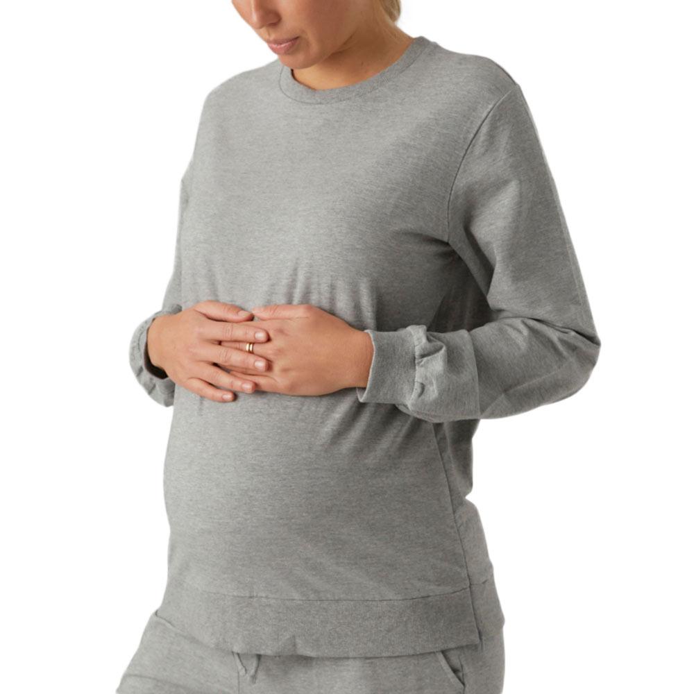 Mamalicious Women's Grey Pregnancy Sweatshirt 20018951 affordable