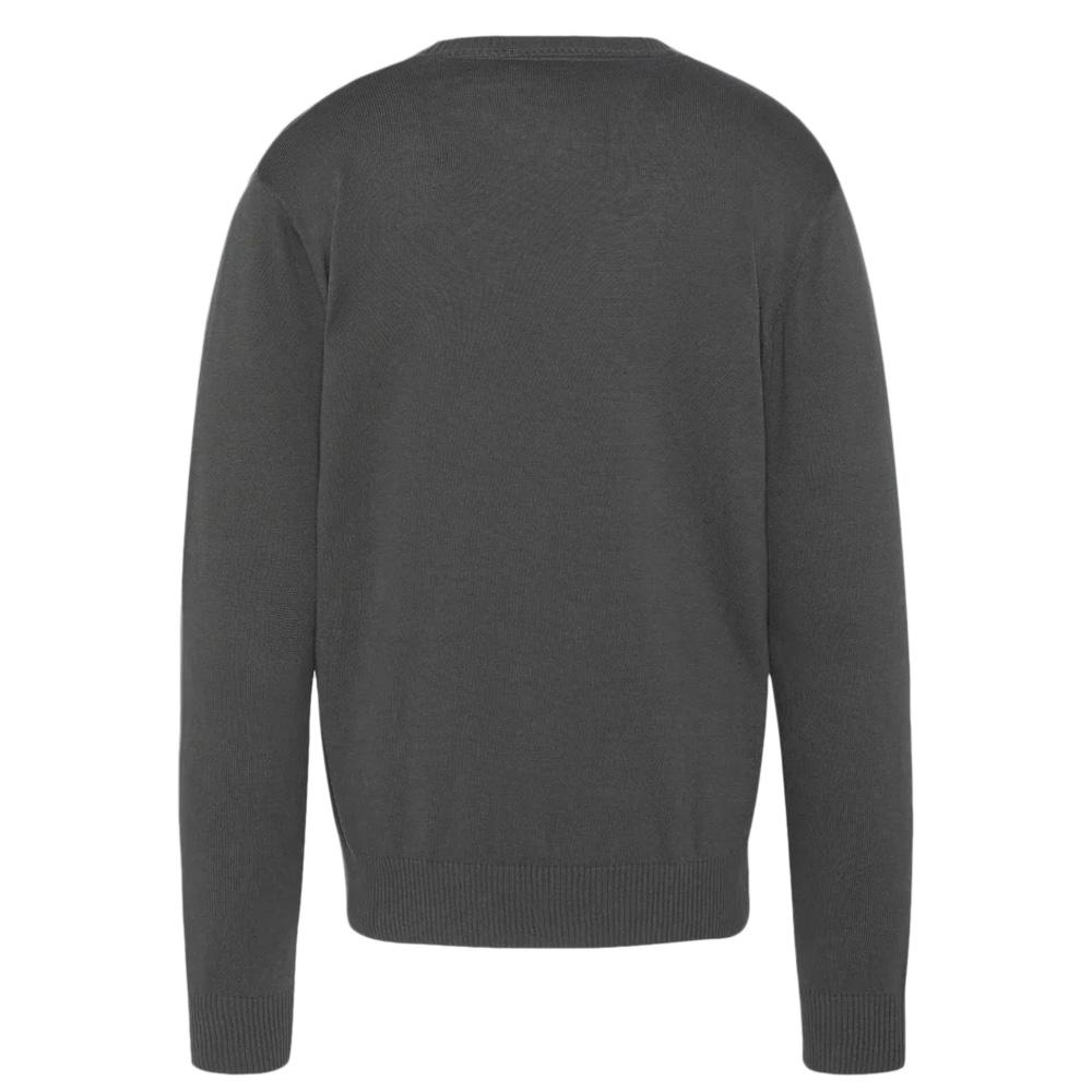 Pullover Grau Mann Schott Basic Fin Rase Ansicht 2