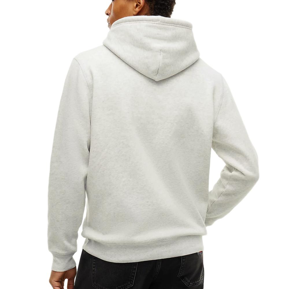 Sudadera gris claro para hombre de Tommy Hilfiger con insignia DM0DM ver 2