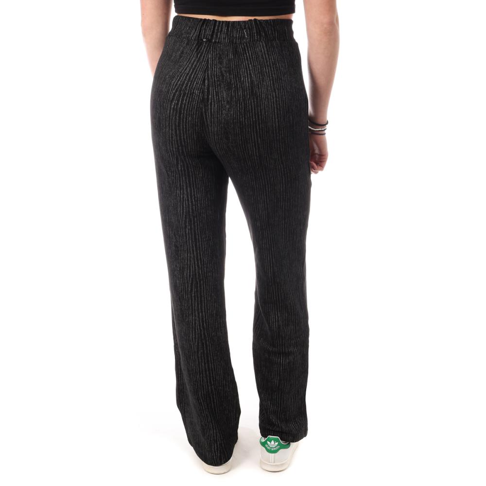 Schwarze fließende Hose Frau Monday Premium D10001 Ansicht 2