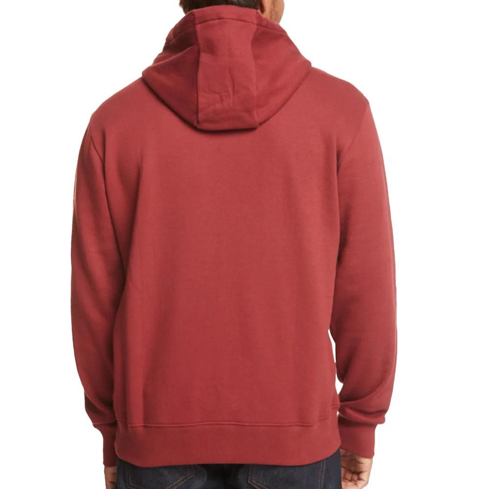 Quiksilver Circletrimhood Red Men’s Sweatshirt Photo of the Espace des Marques %store% store - view of %key%