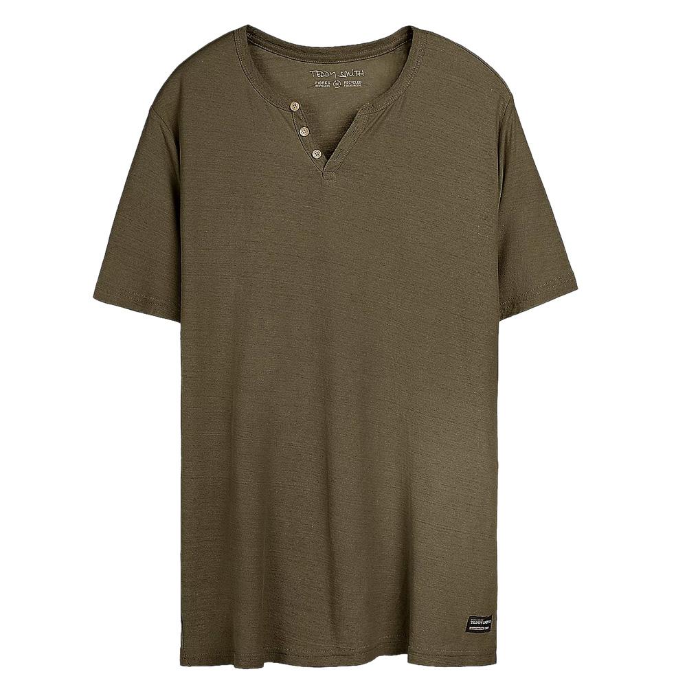 T-Shirt Kaki Homme Teddy Smith Gabriel pas cher