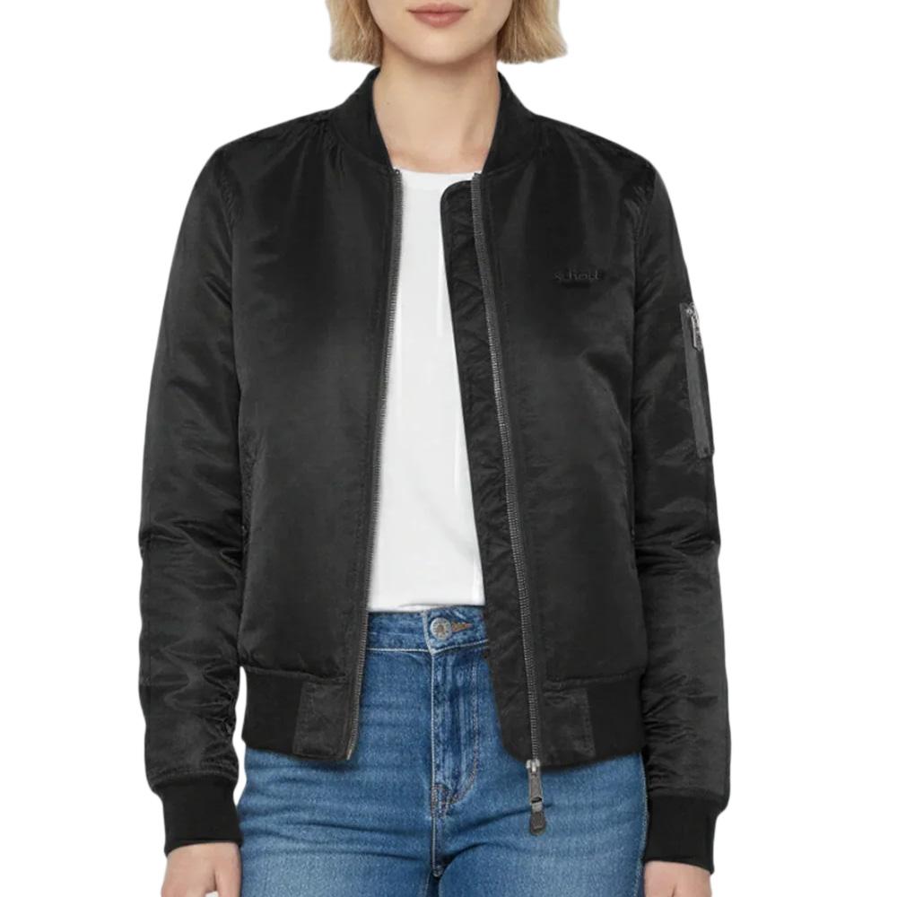 Schott Women's Black Bomber JET17W affordable