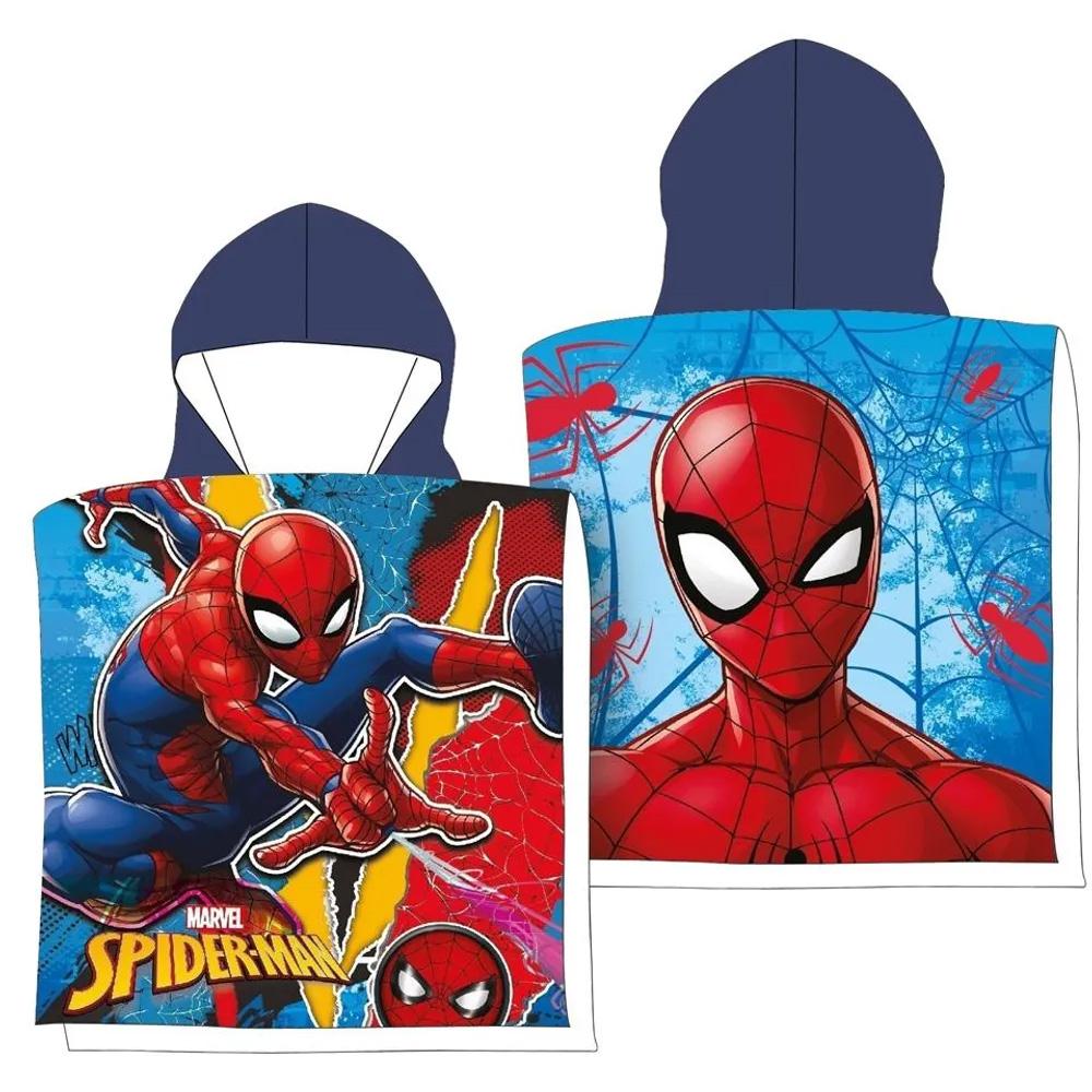 Blauer/gelber Poncho von Sport Zone Spiderman günstig