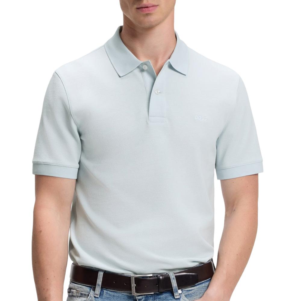 Polo Bleu Homme Hugo Boss Pallas pas cher