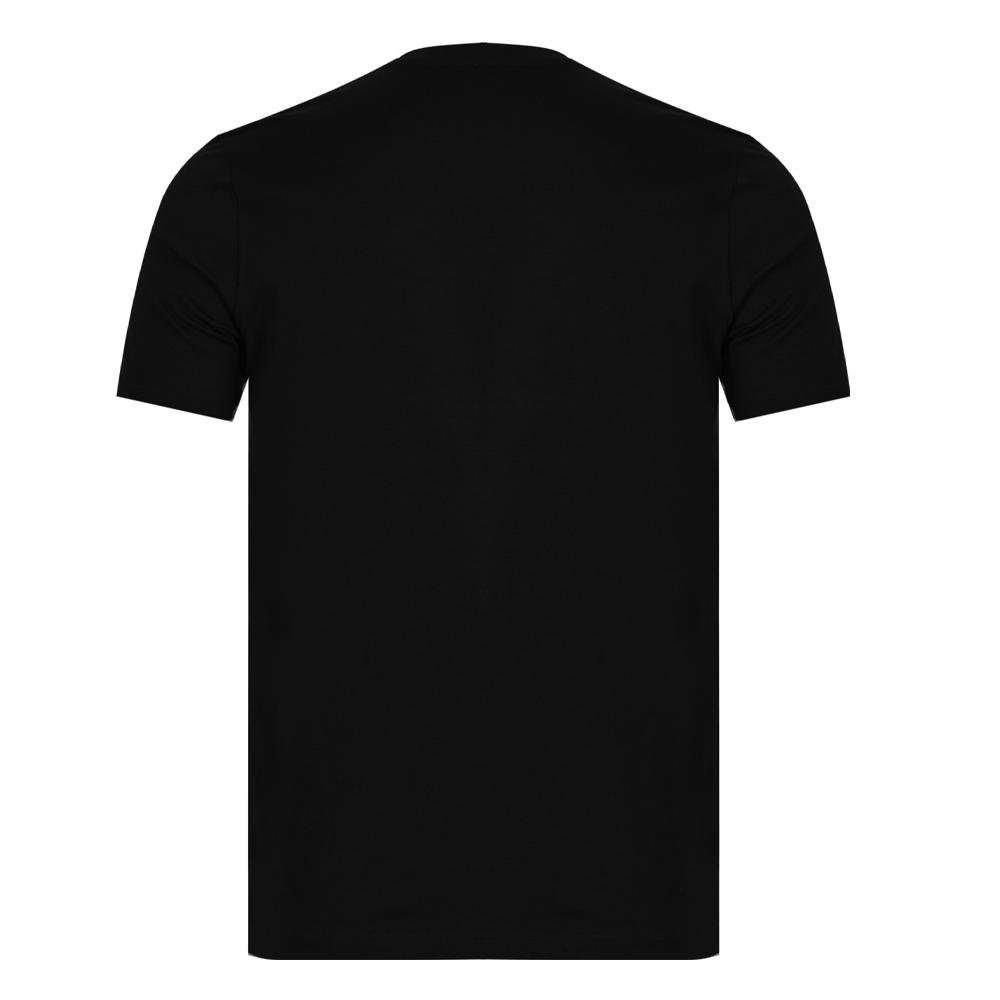 T-shirt Noir Homme Diesel Just A18997 vue 2