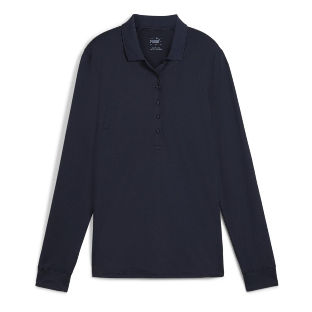 Women's navy polo shirt Puma Longsleeve affordable
