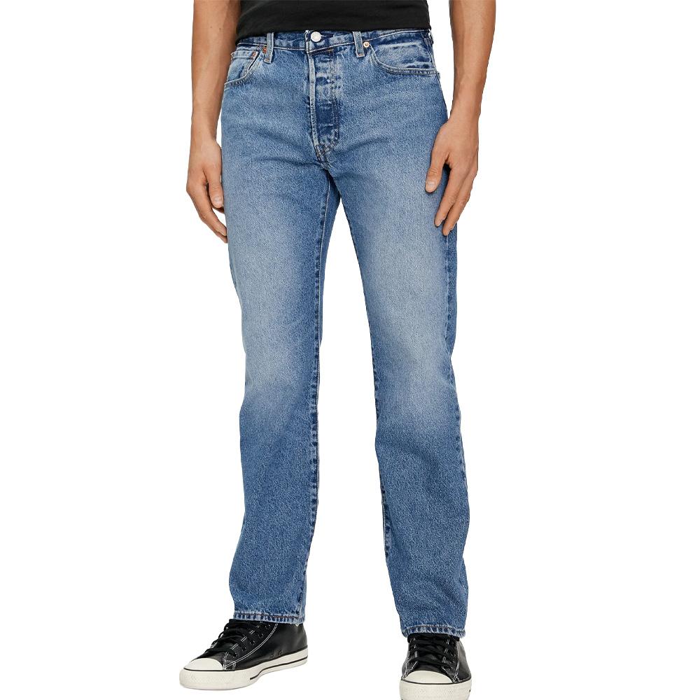 Jean 501 Original Bleu Basic Homme Levi's Original Fit pas cher