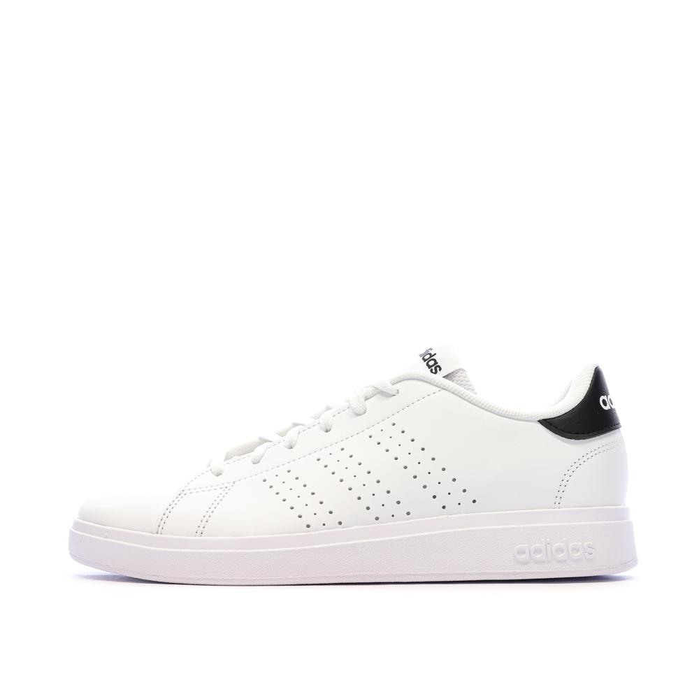 Adidas Advantage Junior White/Black Trainers affordable