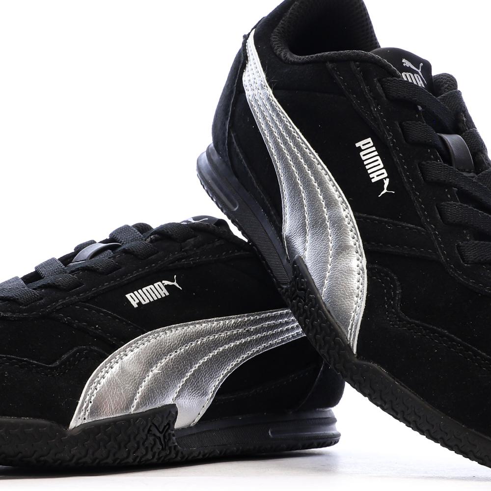 Puma Bella Donna Boys’ Black/Silver Trainers Photo of the Espace des Marques %store% store - view of %key%