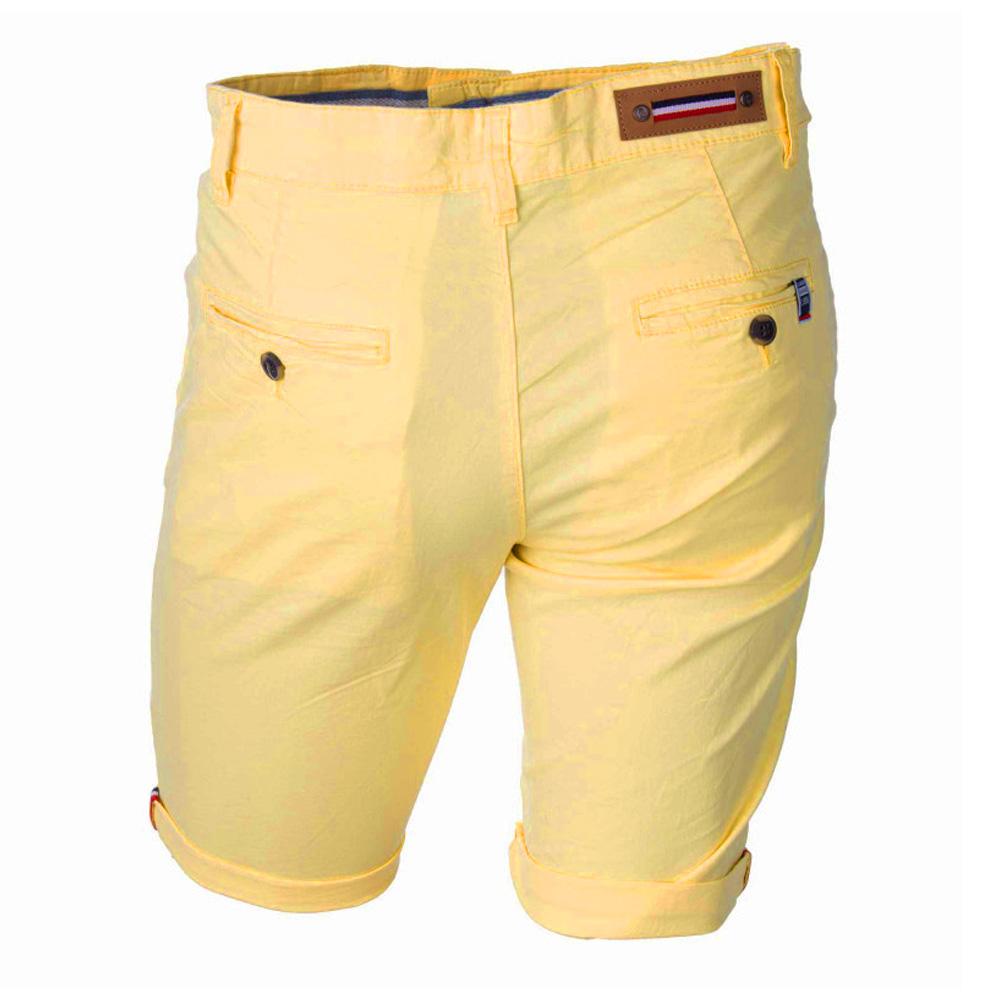 Chino Shorts Gelb Pale Herren La Maison Blaggio Venili Ansicht 2
