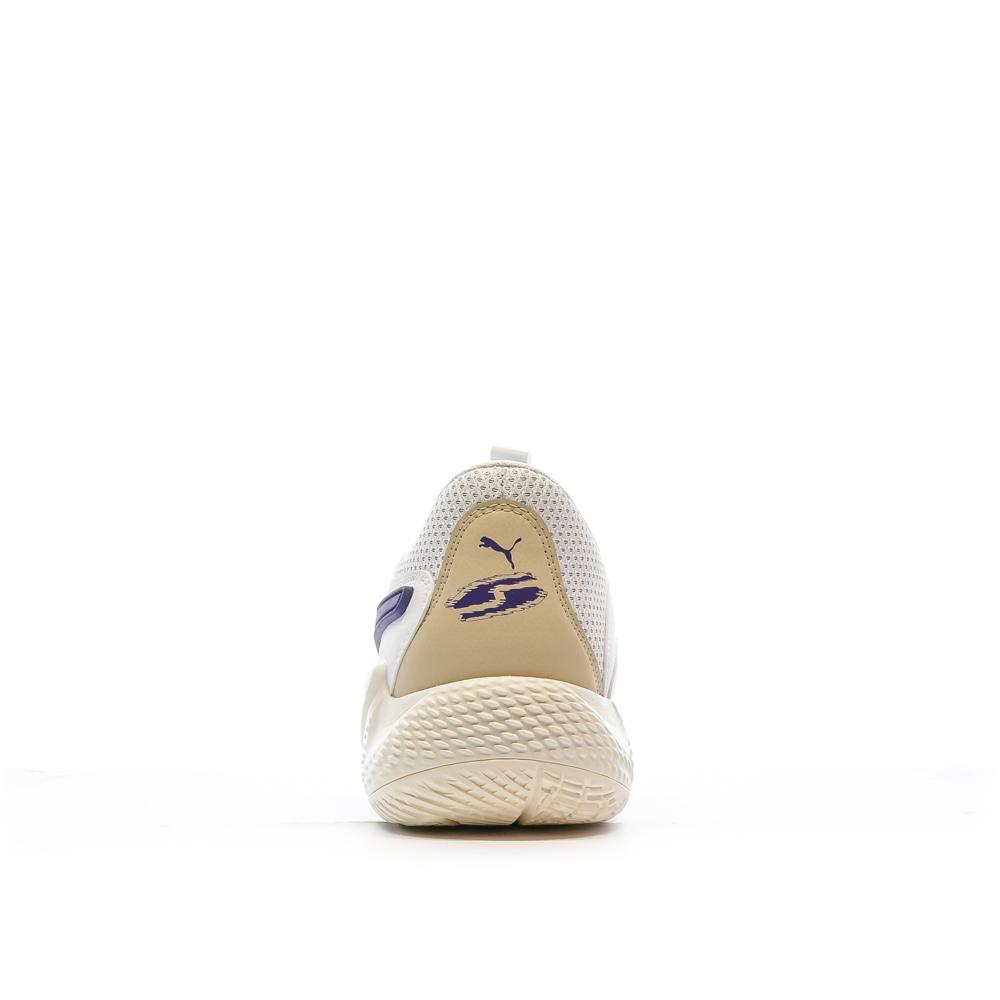 Puma Court Rider Basketball Shoes White - Image 3