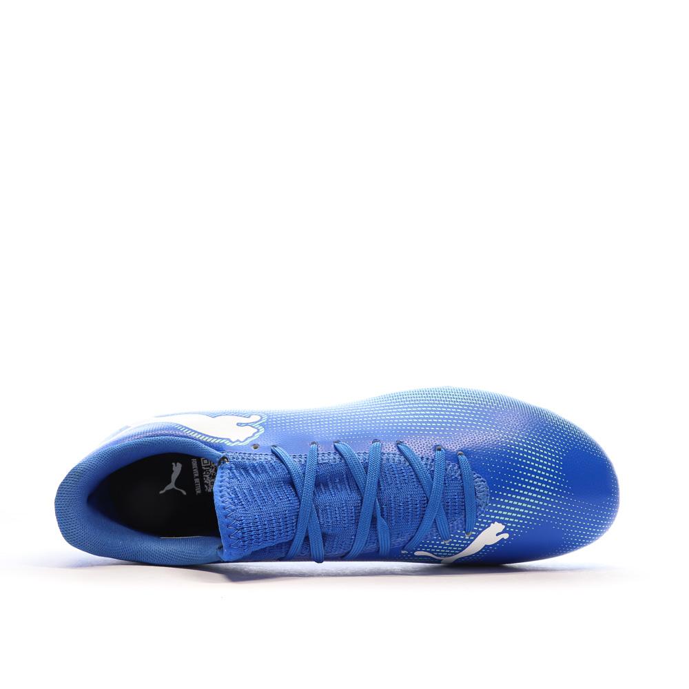 Chaussures de football Bleu Homme Puma Future 7 FG/AG vue 4