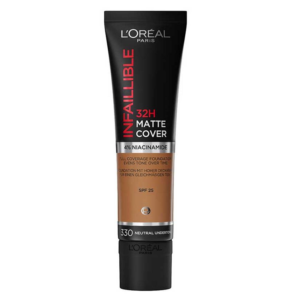 Base de maquillaje L'Oréal Paris Infaillible Matte Cover 330 Neutro barato