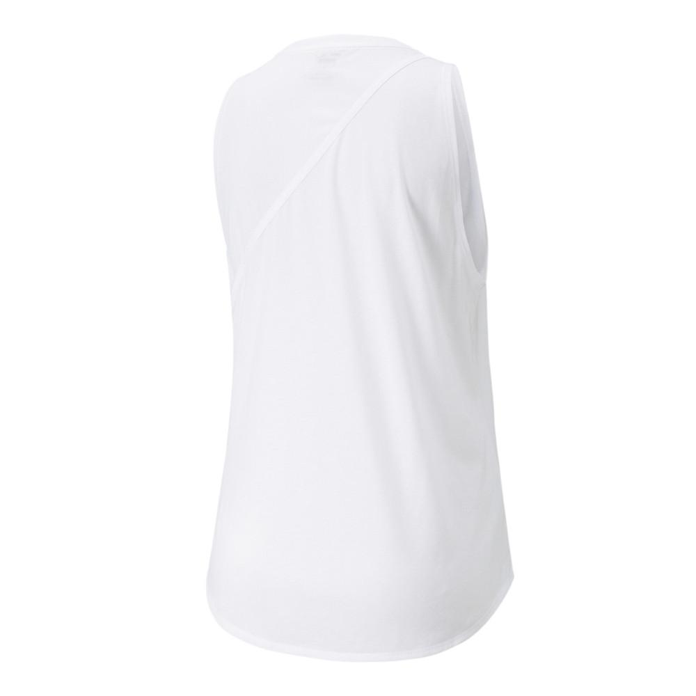 Camiseta de tirantes blanca de mujer Puma Concept Tank ver 2