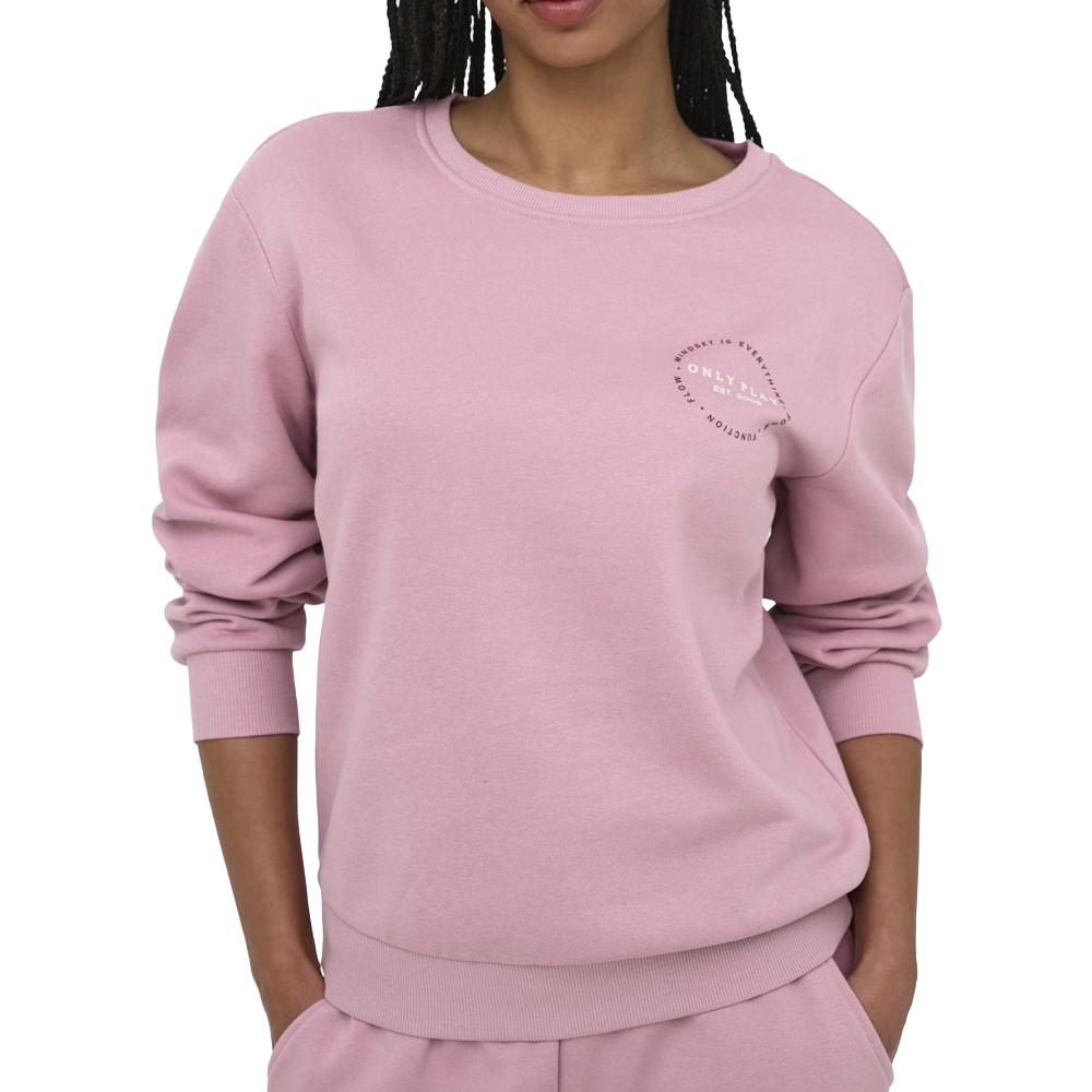 Rosa Damen-Sweatshirt ONLY PLAY Brush günstig