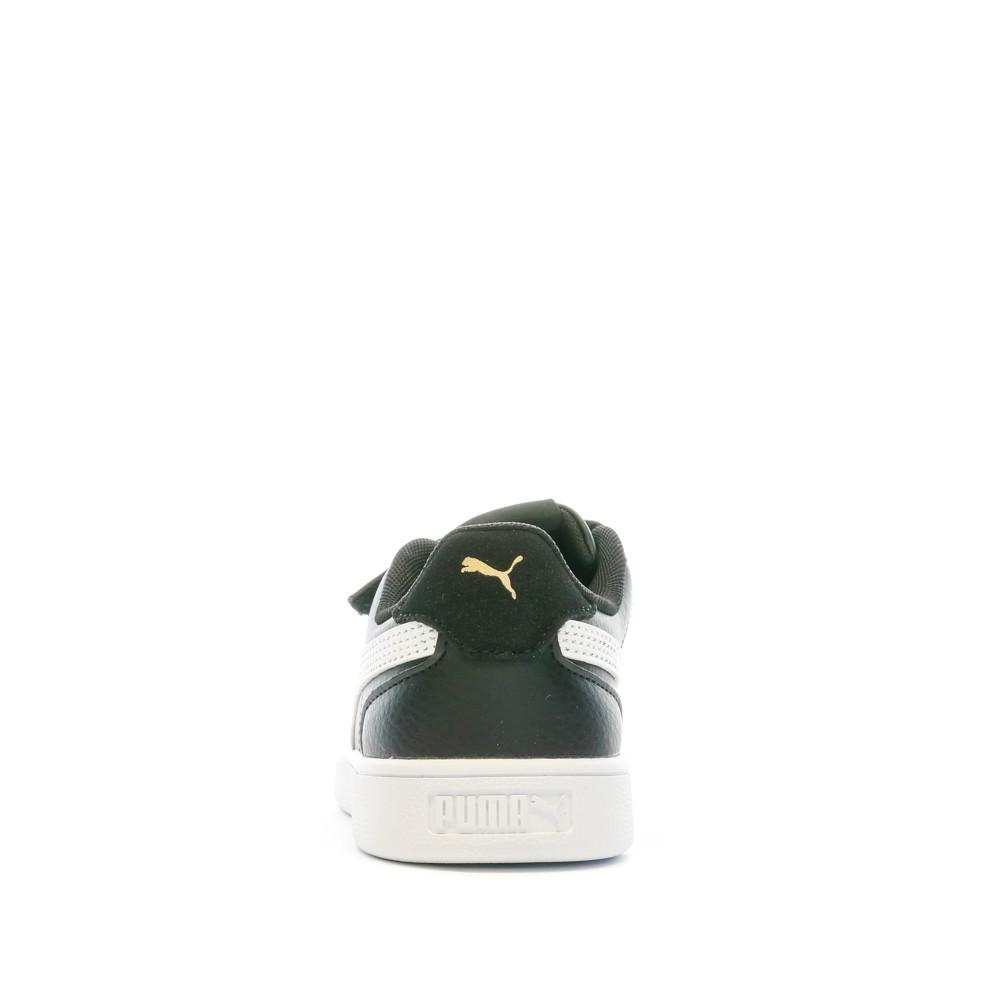 Schwarze Sneakers mit Klettverschluss Jungen Puma Shuffle Ansicht 3