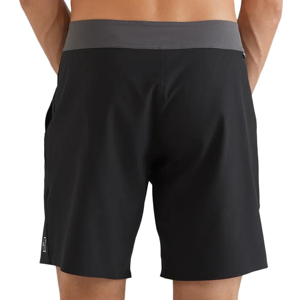 O'Neill Solid Freak Herren Badeshorts Schwarz Ansicht 2